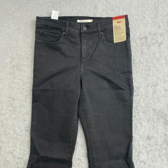 NEW Levis 315 Women's 10 Shaping Bootcut Jeans Black Mid Rise Stretch Denim - Picture 11 of 12